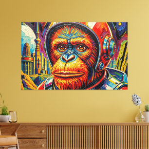 TOILE ORANG-OUTAN DE L'ESPACE -8