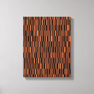 Toile Orange, cool, tendance, art graphique géométrique