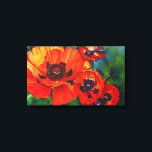 Toile Orange Oriental Poppies Art<br><div class="desc">Pavot Oriental orange sur toile enveloppée. En tant que jardinier, le pavot oriental flamboyant et glorieux est mon préféré de toutes les fleurs. Ma seule plainte, c'est qu'il n'y a que peu de temps. Leurs fleurs sont impossibles à ignorer. J'adore les petits pétales en papier qui trouvent leurs détails à...</div>