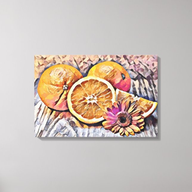 Toile Oranges (Recto)