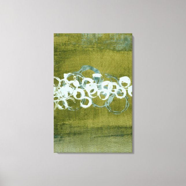 Toile Orbes vertes I (Recto)