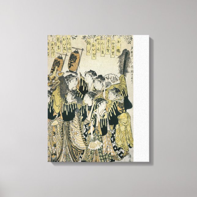 Toile Orchestre japonais, école Tosa (Recto)