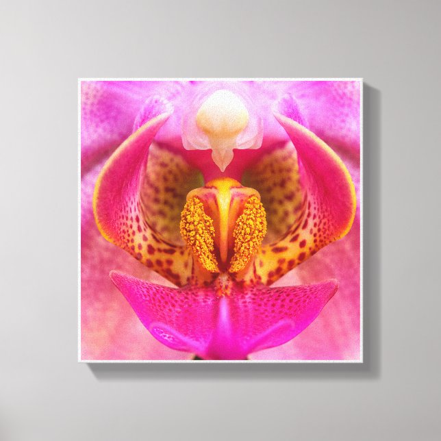 Toile Orchidée vibrante (Recto)