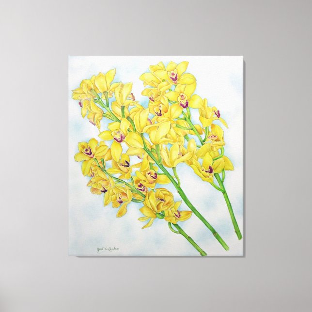 Toile Orchidées de Cymbidium (Recto)