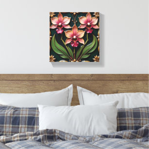 Toile Orchidées radieuses pour les siècles