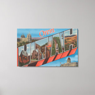 Toile Orem, lettre ScenesOrem, UT d'UtahLarge