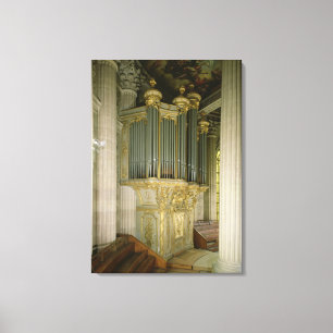 Toile Organe dans la chapelle