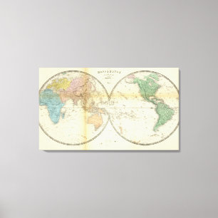 Toile Oriental et hémisphères de l'ouest
