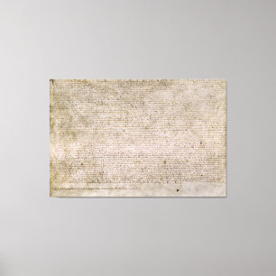 Toile ORIGINAL 1215 Magna Carta British Library