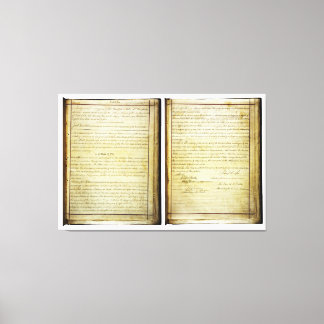 Toile ORIGINAL 14e amendement Constitution des États-Uni