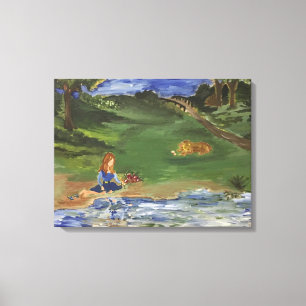 Toile Original de peinture à l'huile dans le jour