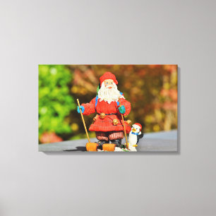 Toile Ornement du Père Noël