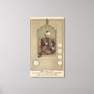 Toile Osman I (1259-1326) fondateur de l'Empire ottoman
