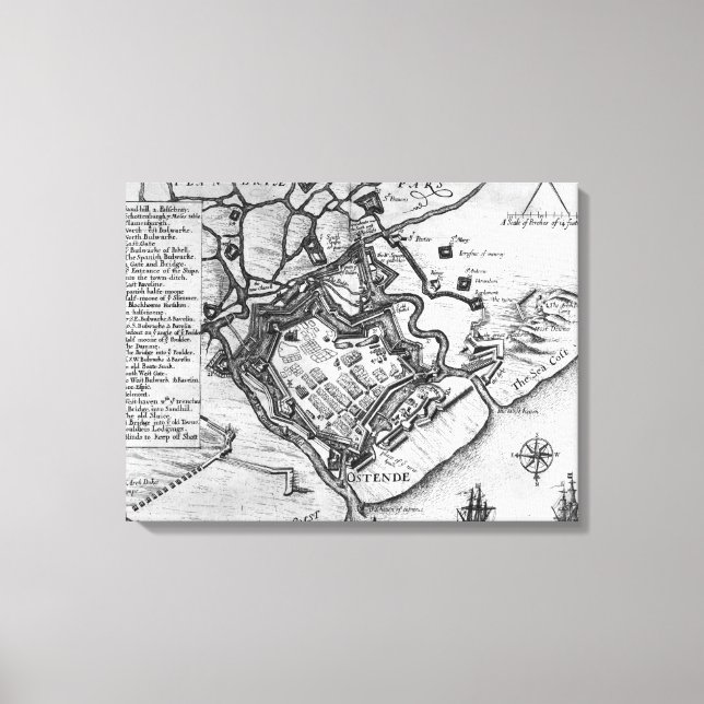 Toile Ostende, de 'Commentaries (Recto)