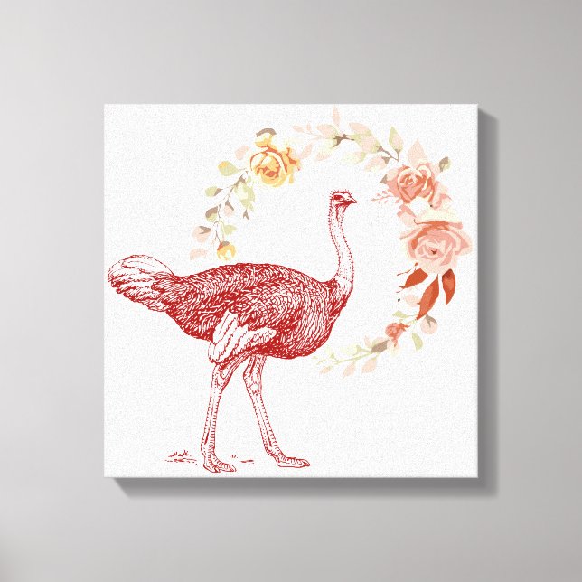 Toile Ostrich (Recto)