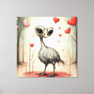 Toile Ostrich Love 2