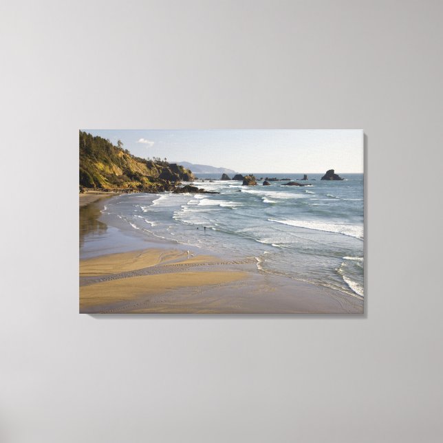 Toile OU, côte de l'Oregon, Ecola State Park, Indien (Recto)