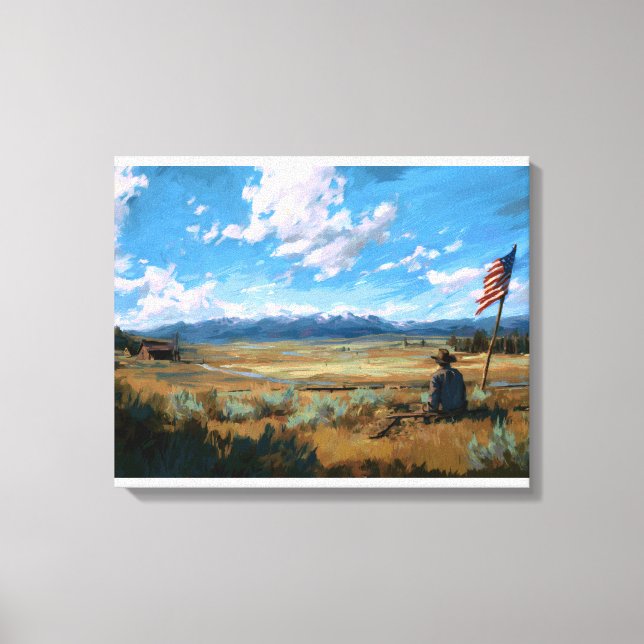 Toile Où le drapeau flotte encore  (Recto)