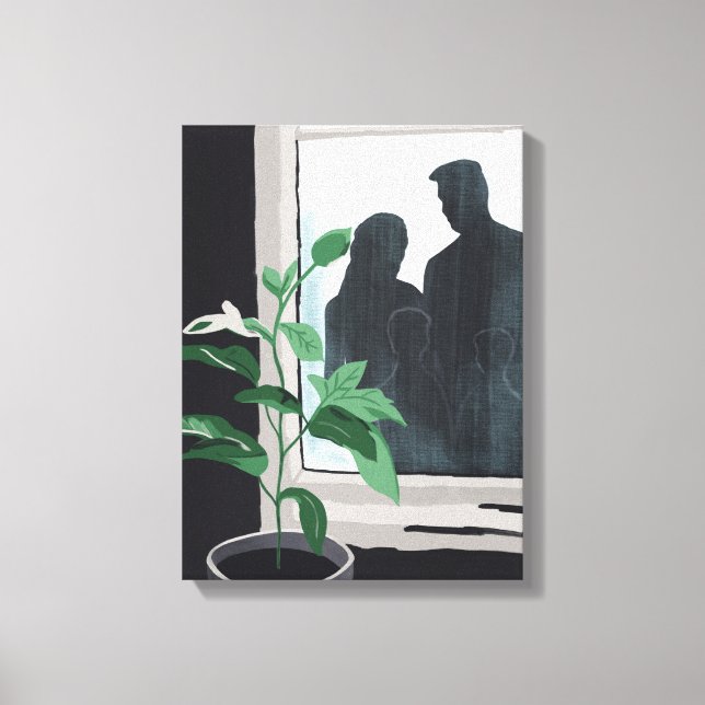 Toile Où nous avons grandi IV – Famille et croissance (Recto)