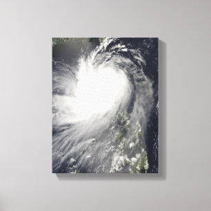 Toile Ouragan Nuri au-dessus des îles philippines