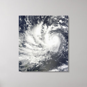 Toile Ouragan Parme se dirigeant à l'ouest