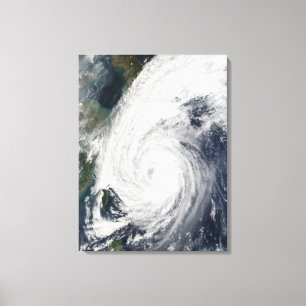 Toile Ouragan Tokage au sud du Japon