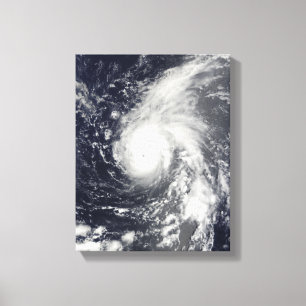 Toile Ouragan Vamco dans l'océan pacifique