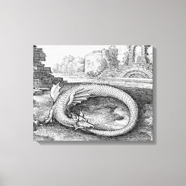 Toile Ouroboros Dragon (Recto)