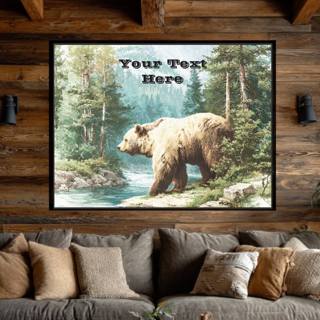 Toile Ours Brun (Brown Bear Collection)