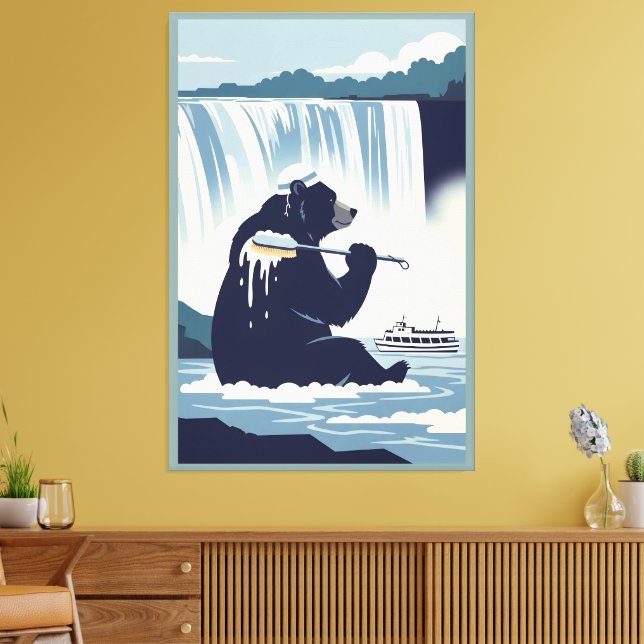 Toile Ours Cool (Insitu(Salon))