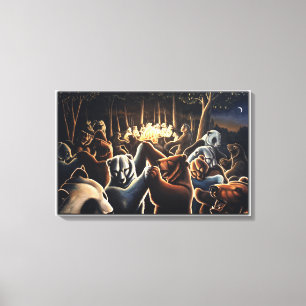 Toile Ours de danse Imprimantes d'art Ours Affiches d'ar