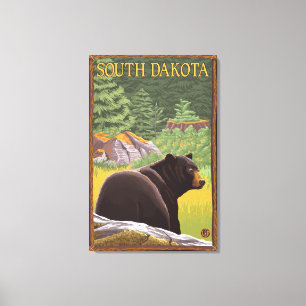 Toile Ours noir dans ForestSouth Dakota