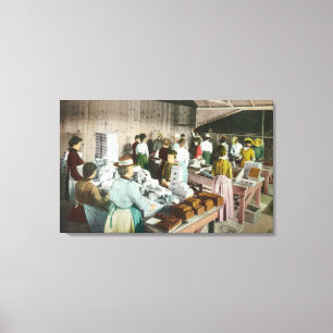 Toile Ouvriers de l'emballage des bonbonsFresno, CA