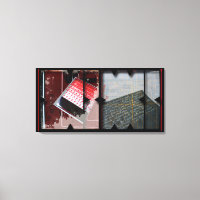 Ouvrir le travail sur Open Red 9 Photomontage Canv