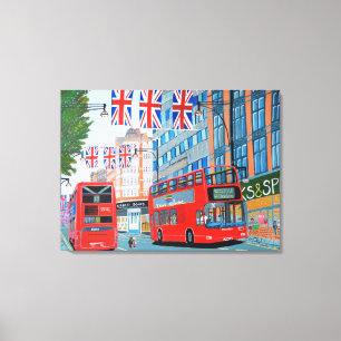 Toile Oxford Street - Les toiles du Queen's Diamond Jubi