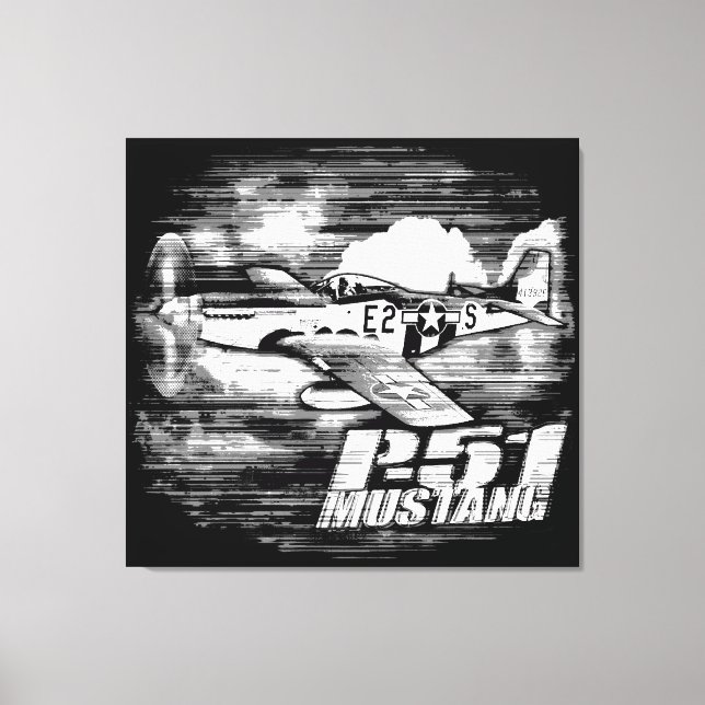 Toile P-51 Mustang (Recto)