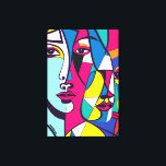 Toile PA_003 Pop Art Abstrait<br><div class="desc">Éclairer votre chambre avec un Portrait Abstrait Pop Art Canvas Print.</div>