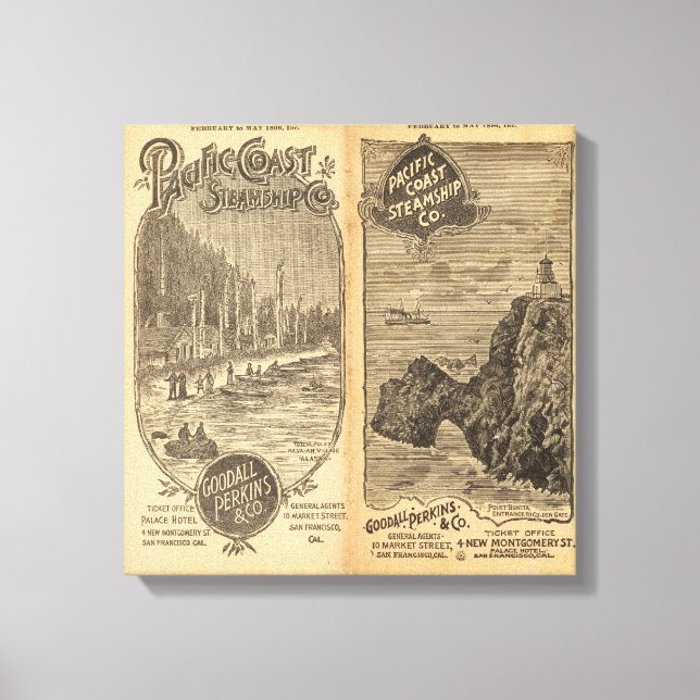 Toile Pacific Coast Steamship Company 2 (Recto)