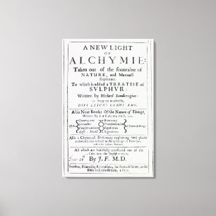 Toile Page titre à l'édition en anglais