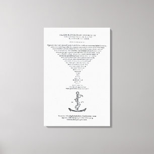 Toile Page titre des adages d'Erasmus