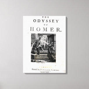Toile Page titre pour "l'odyssée" par Homer