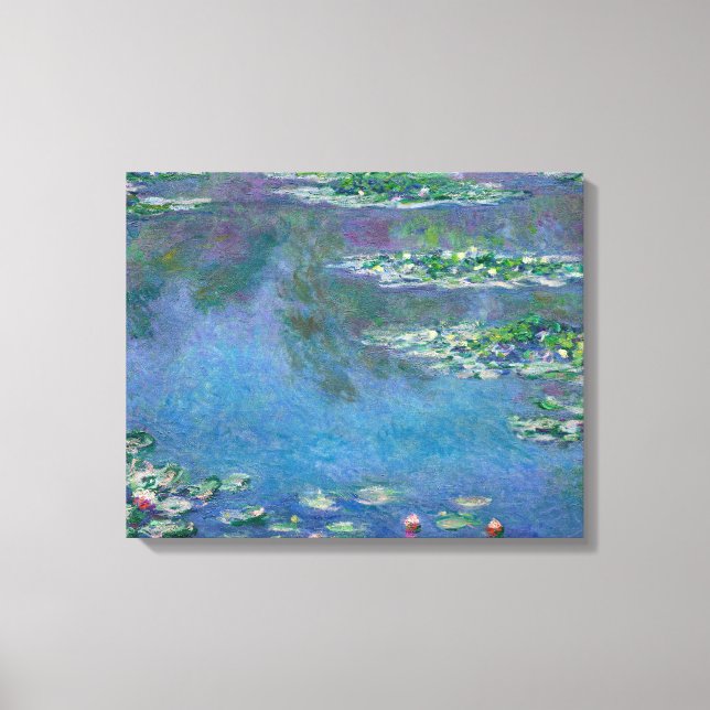 Toile Painting de Monet Water Lilie (Recto)