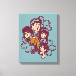 Toile Paisely Flower Scooby-Doo et le Gang
