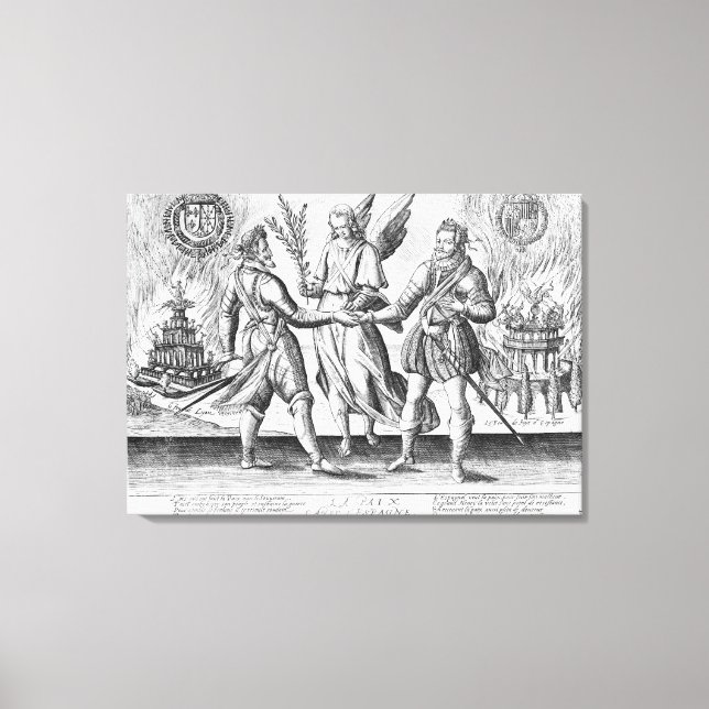 Toile Paix avec l'Espagne (Recto)