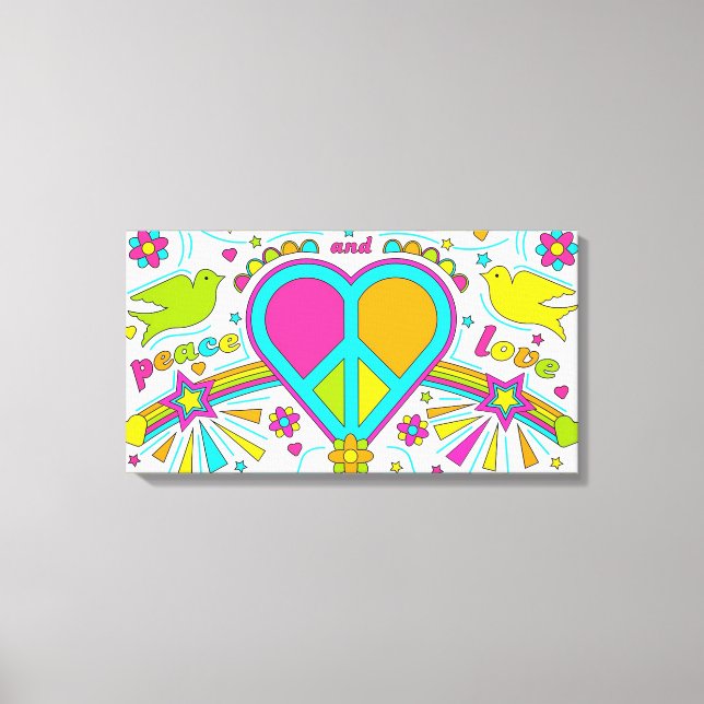 Toile Paix et amour (Recto)