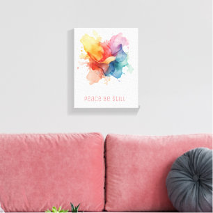 Toile Paix, Reste En Calme