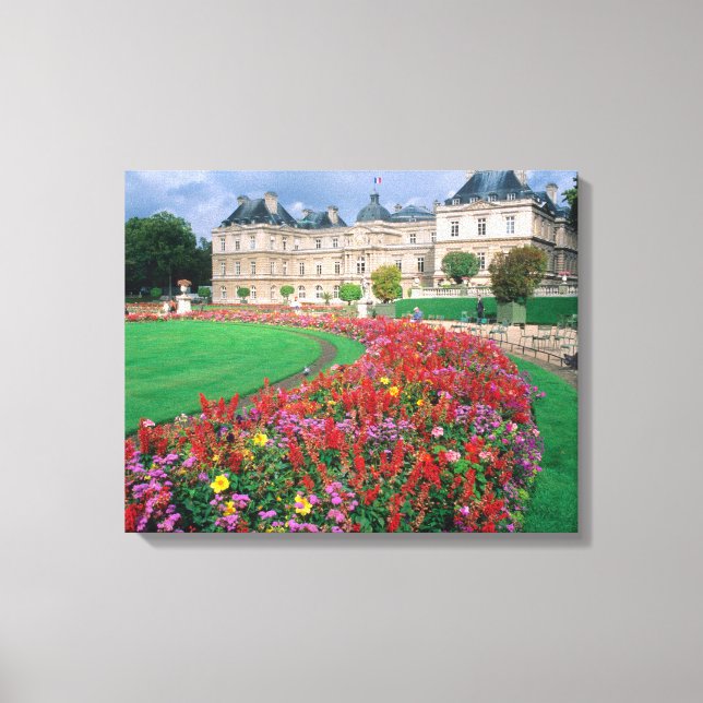 Toile Palais de Luxembourg à Paris, France. (Recto)