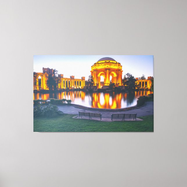 Toile Palais des Beaux-Arts de Dusk (Recto)