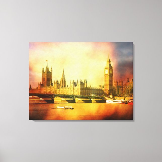 Toile Palais et pont de Westminster (Recto)