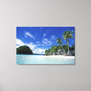 Toile Palaos, îles Rock, île de la Lune de Miel, Monde